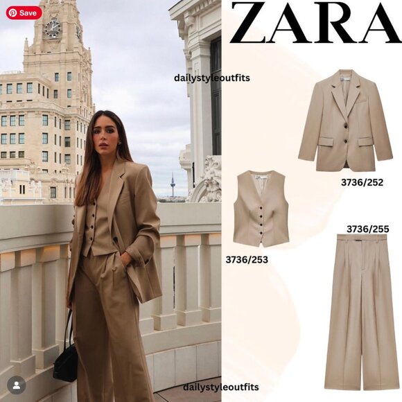 Zara Vest Suit - Picture 3 of 5